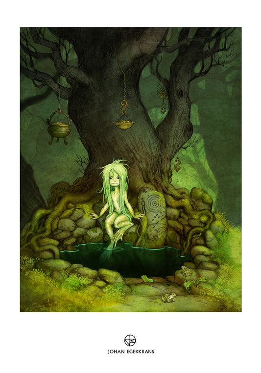 Spring Guardian poster — Johan Egerkrans Vaesen