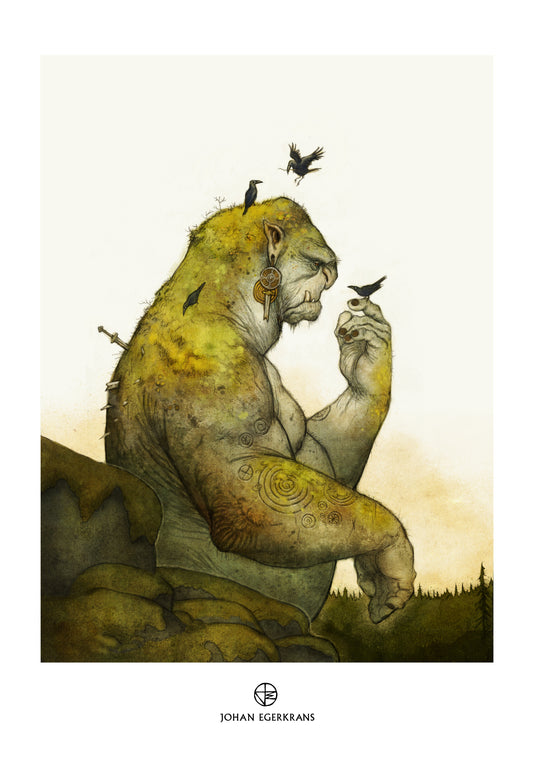 The Giant poster — Johan Egerkrans Vaesen